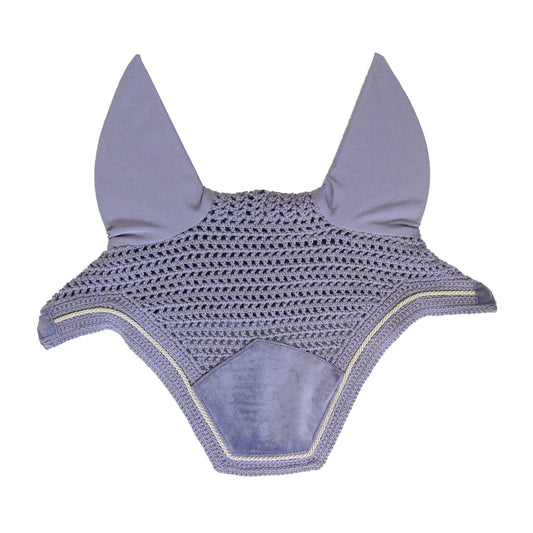 Boomerang Equestrian - Kentucky Fly Veil Wellington Velvet Purple
