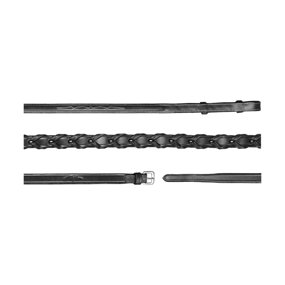 1/2" Laced Reins | Dy'on | — Image 2