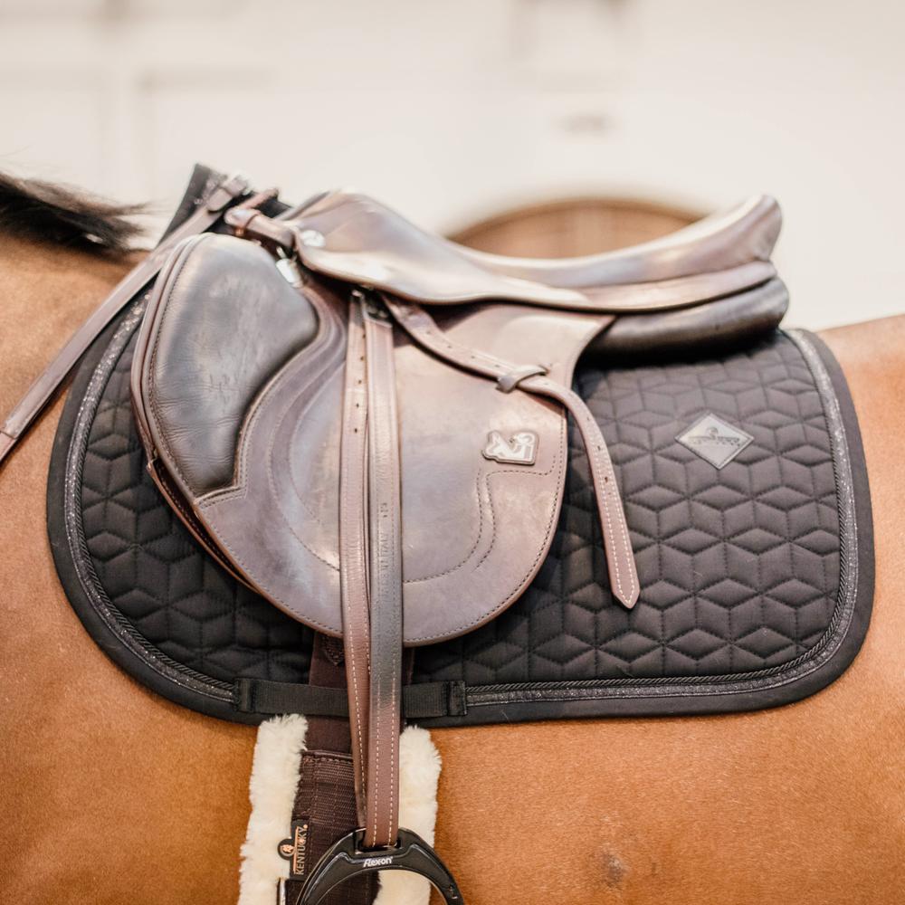 Saddle Pad Glitter Rope Jumping | Kentucky Horsewear | Cushioning — Image 2