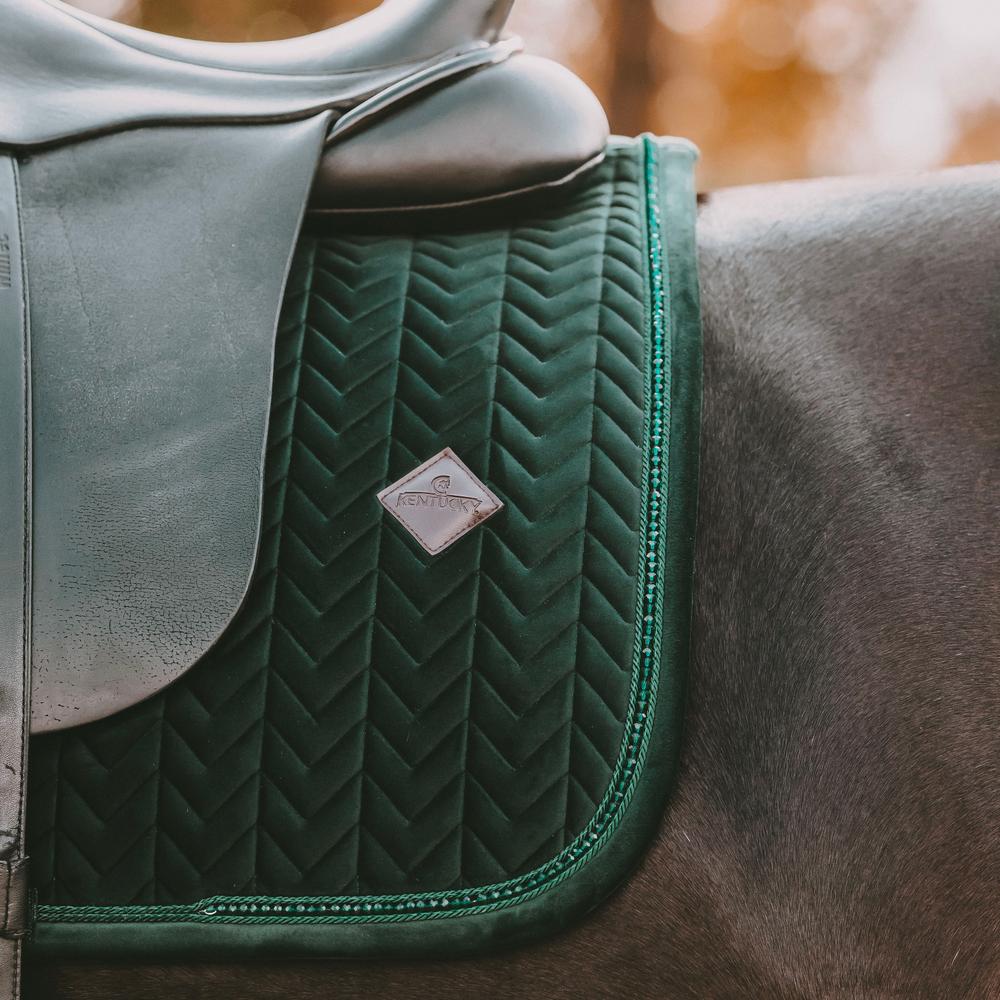Saddle Pad Velvet Pearls Jumping | Kentucky Horsewear | luxuriousvelvet — Image 7