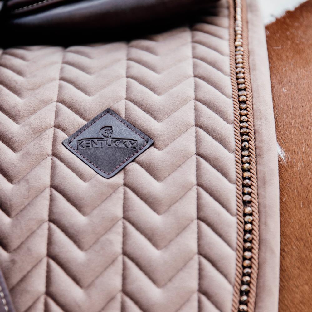 Saddle Pad Velvet Pearls Jumping | Kentucky Horsewear | luxuriousvelvet — Image 9