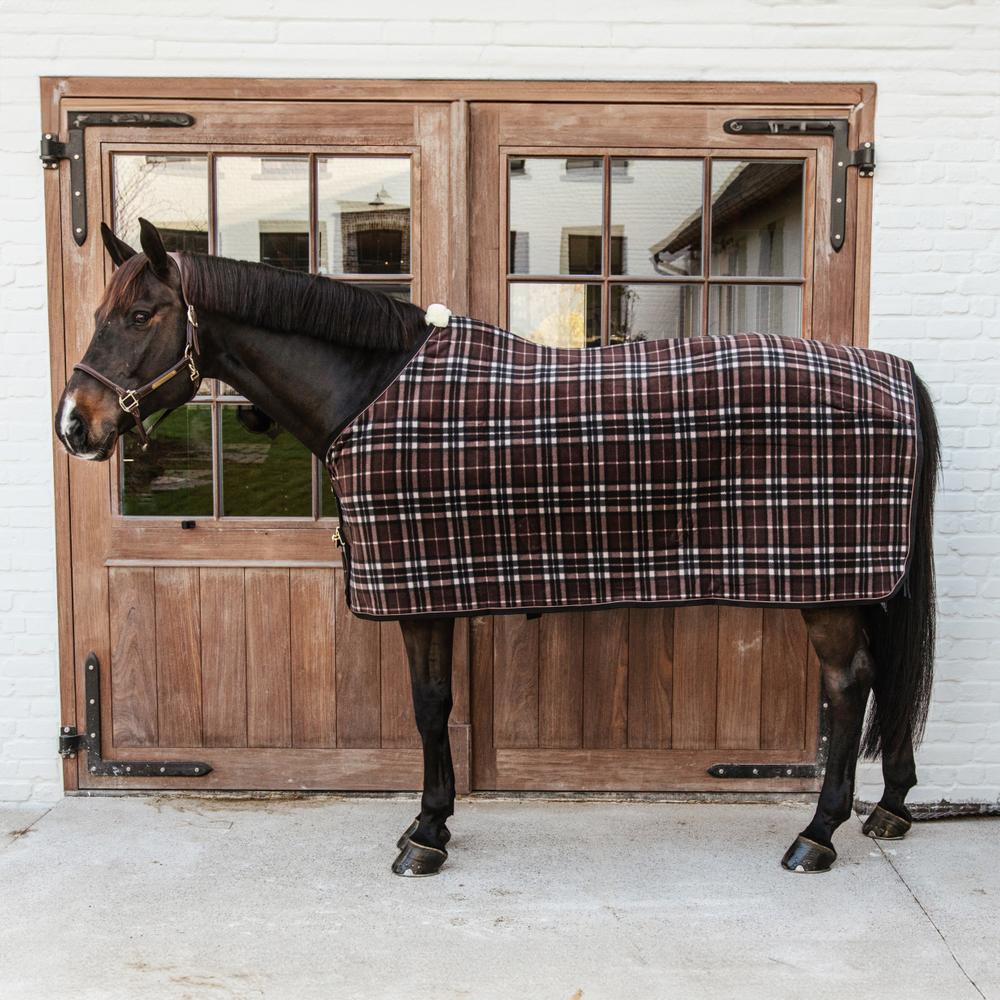 Fleece Rug Heavy Check Printing | Kentucky Horsewear | Comfort — Image 3