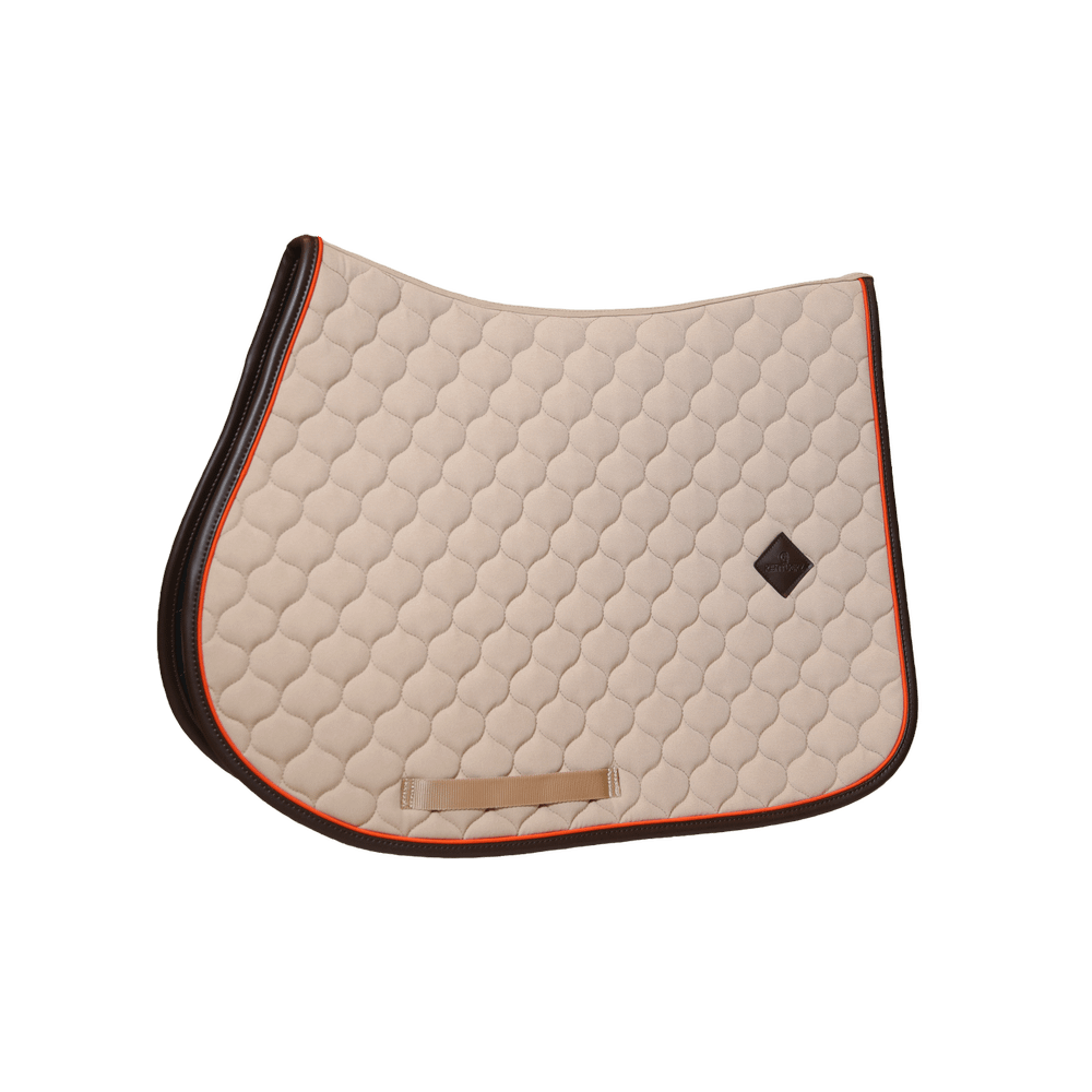 Saddle Pad Onion Quilt Neon Leather Jumping | Kentucky Horsewear | Comfort — Image 4