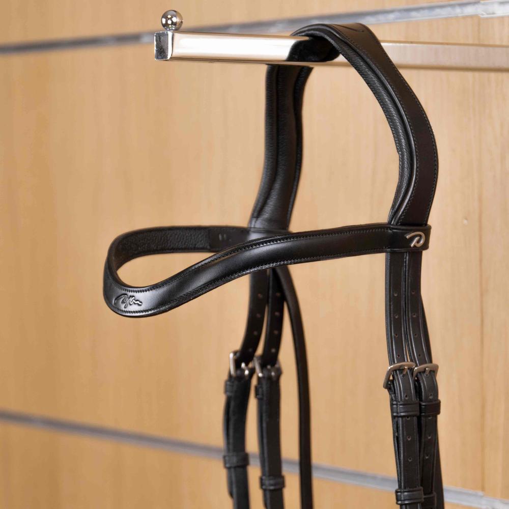 Flat Leather V-Shaped Browband | Dy'on | elegance