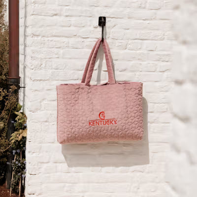 Kentucky Velvet Bag With Kentucky Logo Old Rose