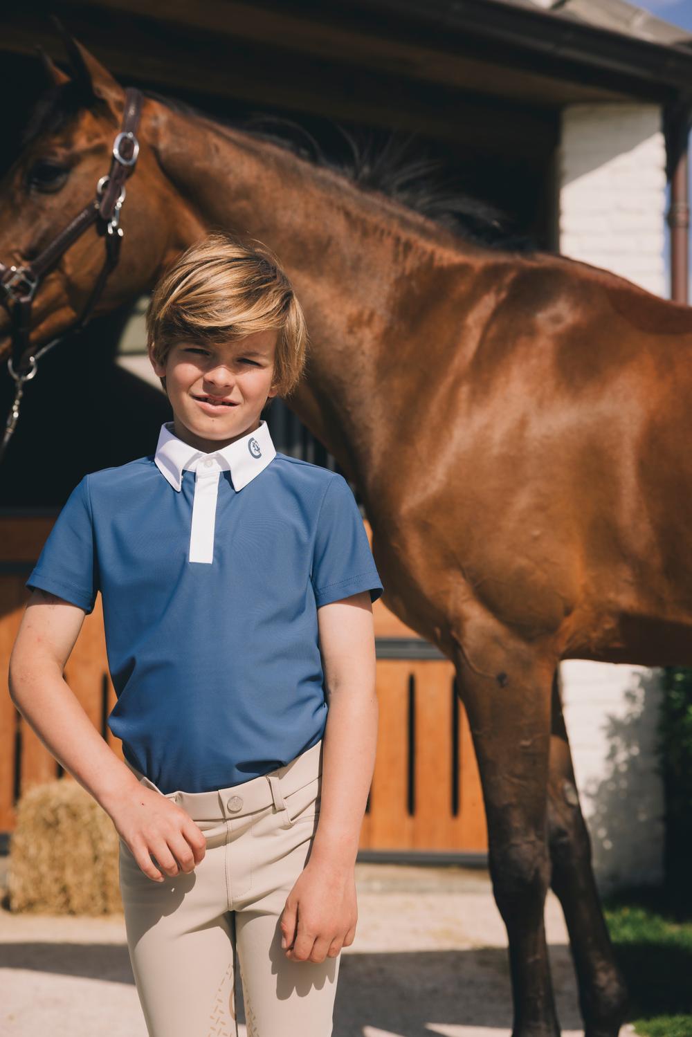 Boy Show Shirt Short Osaka Kids  | Kentucky Horsewear | kentucky_horsewear — Image 6