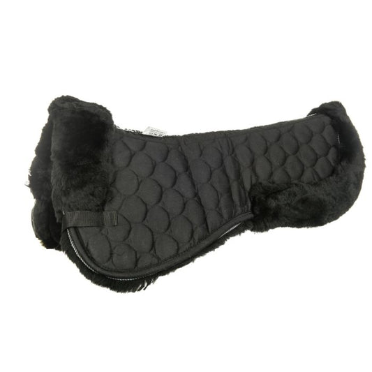 Boomerang Equestrian - HKM Lambswool Half Pad Black/Black