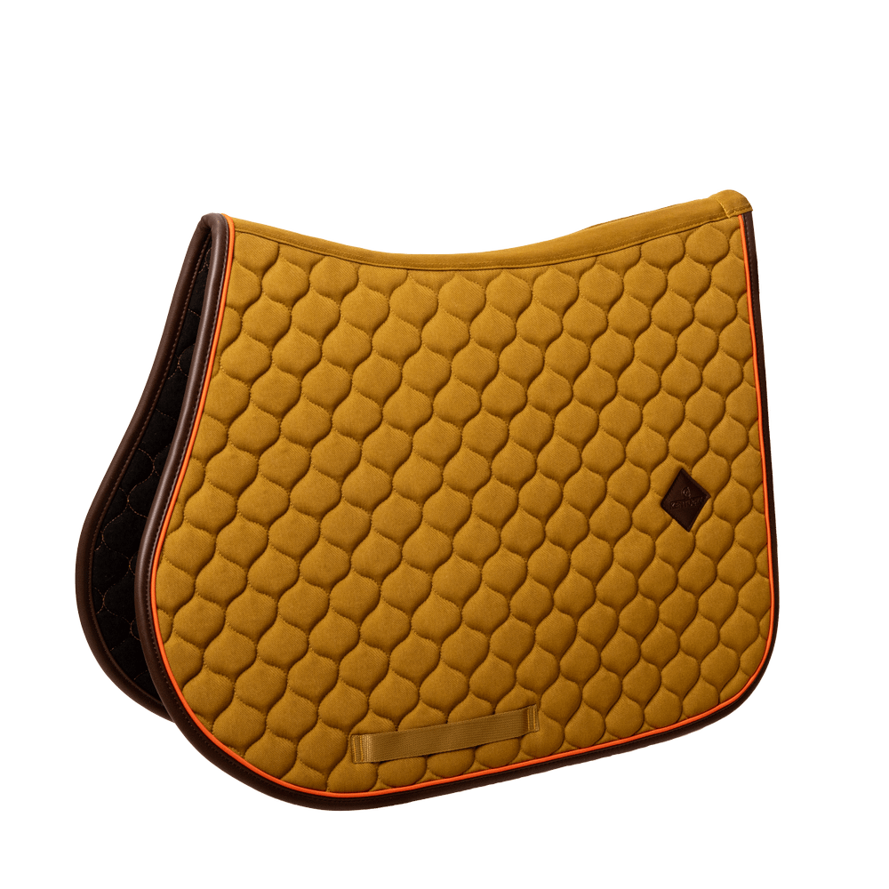Saddle Pad Onion Quilt Neon Leather Jumping | Kentucky Horsewear | Comfort — Image 10