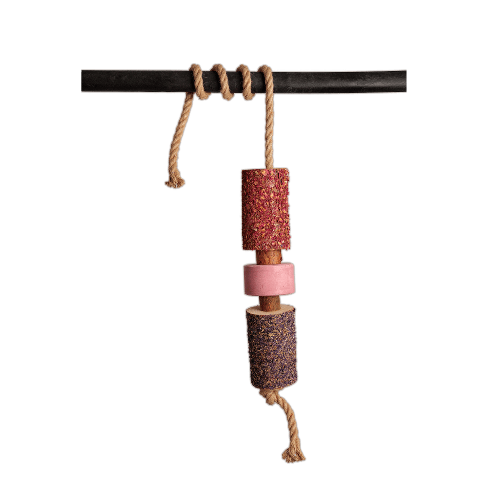 Wooden Relax Horse Toy with Salt Lick | Grooming Deluxe | Comfort