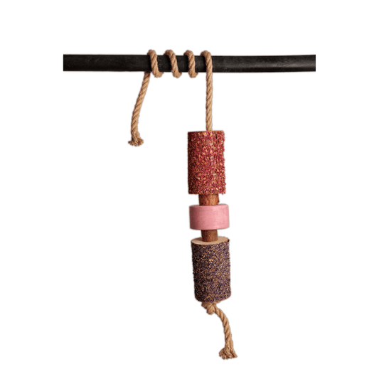 Wooden Relax Horse Toy with Salt Lick | Grooming Deluxe | Comfort