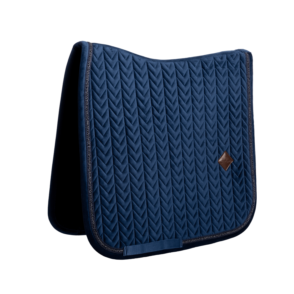 Saddle Pad Velvet Mini Pearls Dressage | Kentucky Horsewear | velvet