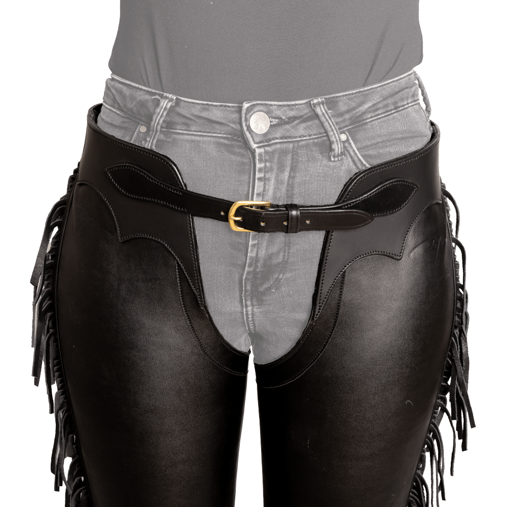 Long Artificial Leather Chaps With Fringes | Dy'on | Unique selling points cannot be determined due to insufficient product attribute details. — Image 12