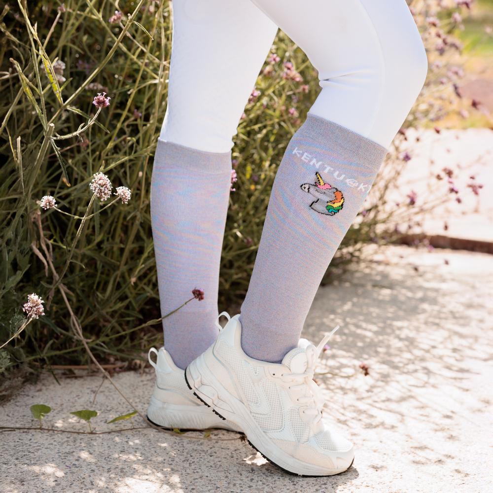 Socks Glitter -Set of 3 Unicorn Glitter | Kentucky Horsewear | Lightweight — Image 2