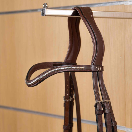 Silver Clincher V-Shaped Browband | Dy'on | elegance