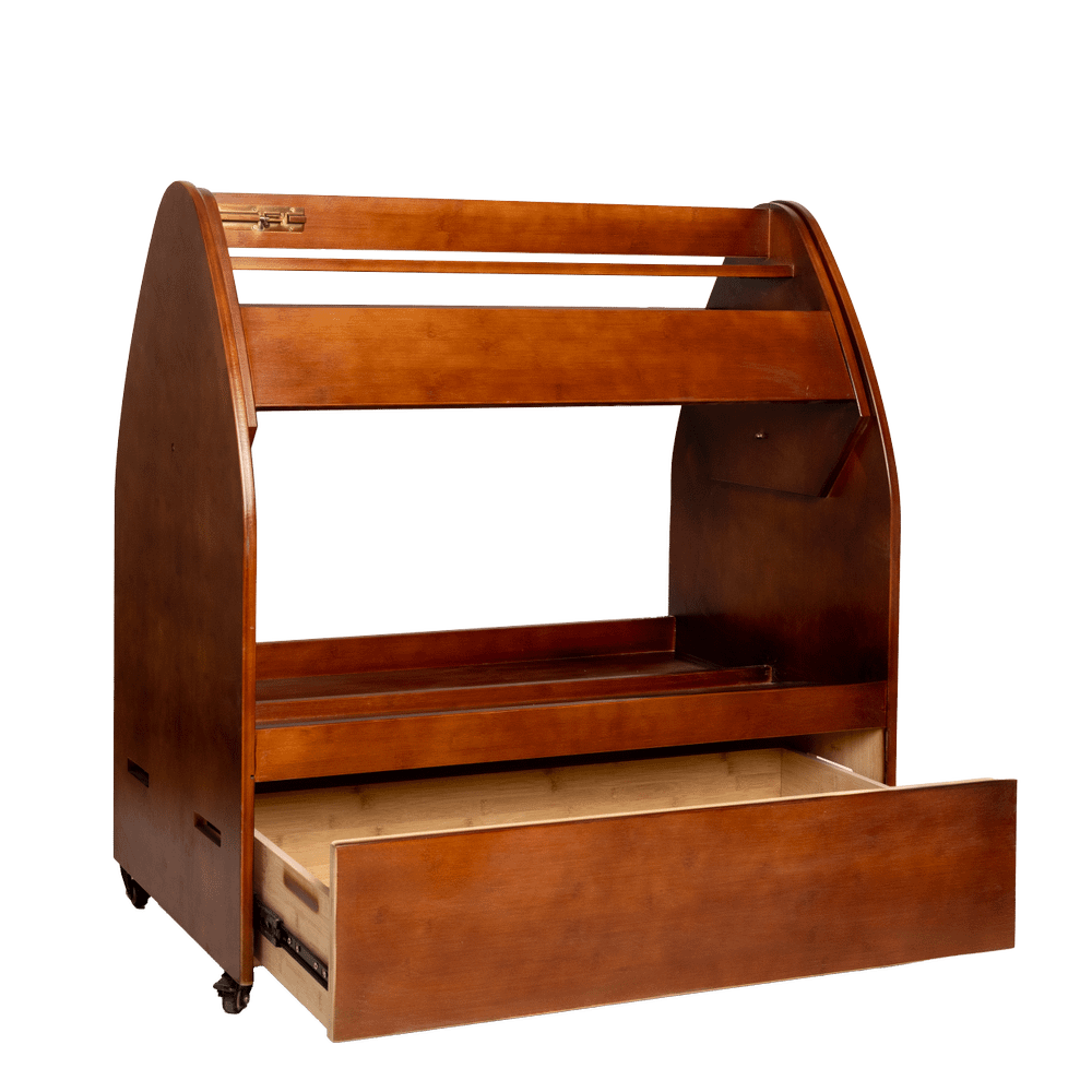 Saddle Cart with Drawer | Grooming Deluxe | Durable — Image 2