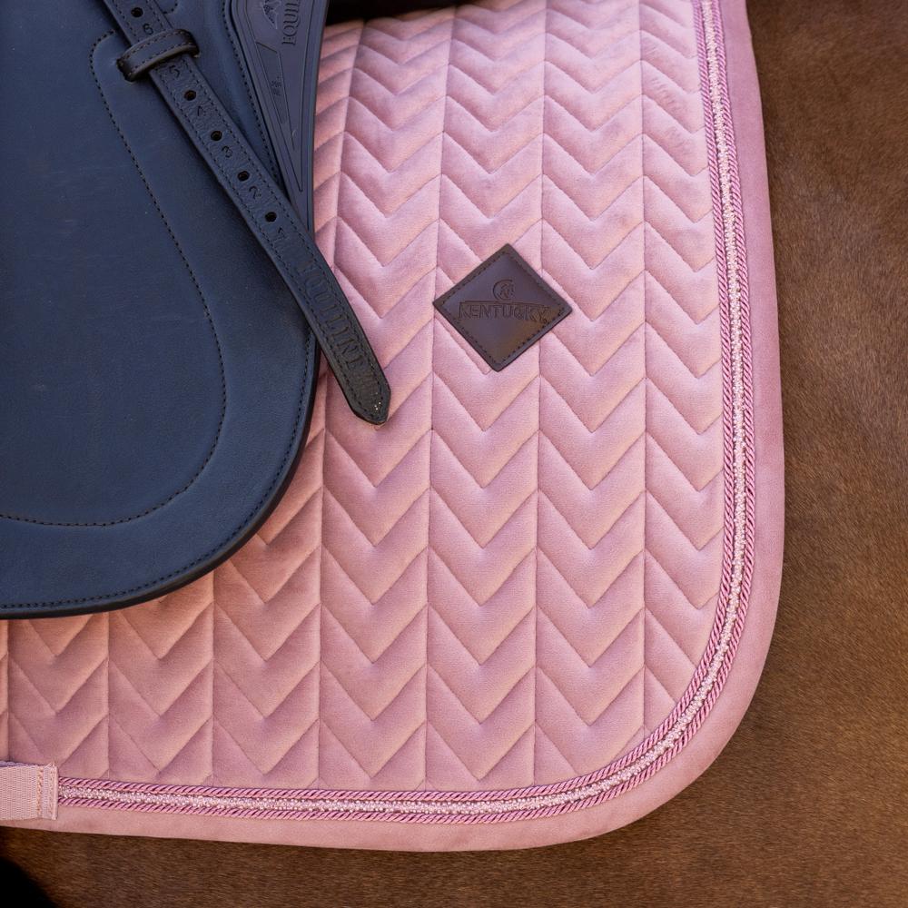 Saddle Pad Velvet Mini Pearls Dressage | Kentucky Horsewear | velvet — Image 18