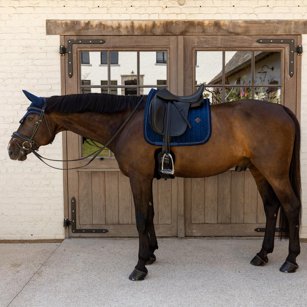 Saddle Pad Velvet Mini Pearls Dressage | Kentucky Horsewear | velvet — Image 4