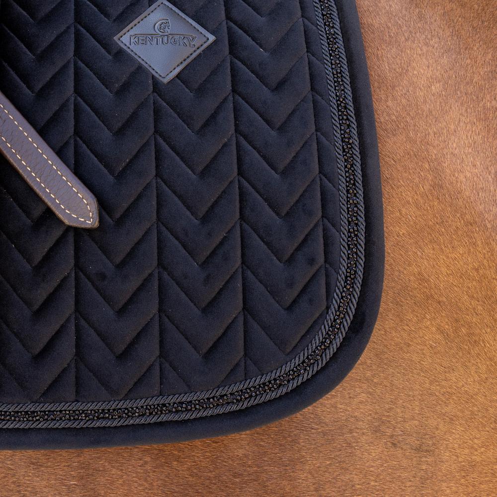Saddle Pad Velvet Mini Pearls Jumping | Kentucky Horsewear | velvet — Image 17