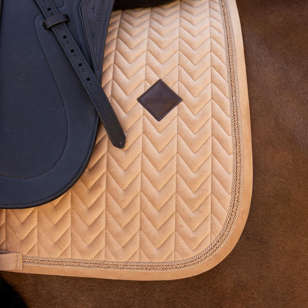 Saddle Pad Velvet Mini Pearls Dressage | Kentucky Horsewear | velvet — Image 20