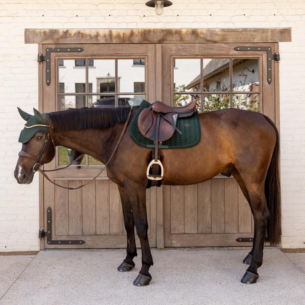 Saddle Pad Velvet Mini Pearls Jumping | Kentucky Horsewear | velvet — Image 2
