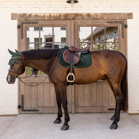 Saddle Pad Velvet Mini Pearls Jumping | Kentucky Horsewear | velvet — Image 2