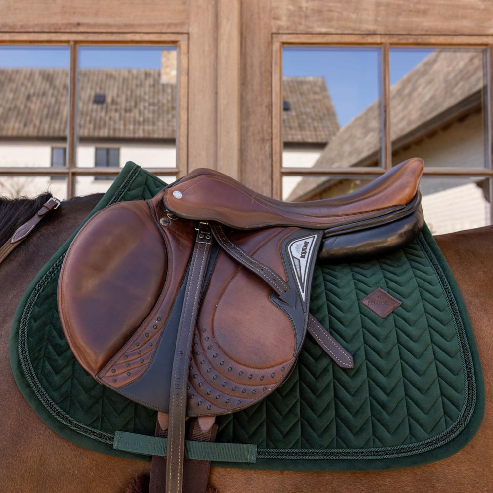 Saddle Pad Velvet Mini Pearls Jumping | Kentucky Horsewear | velvet — Image 3