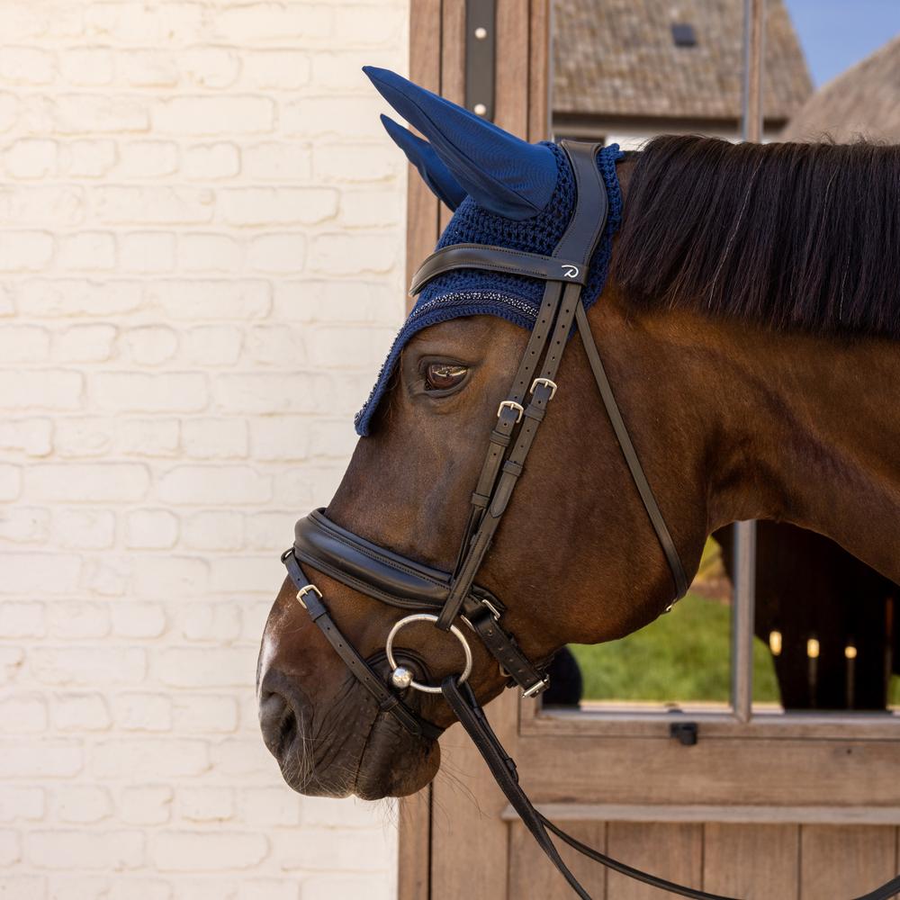 Fly Veil Wellington Velvet Mini Pearls | Kentucky Horsewear | luxurious — Image 12