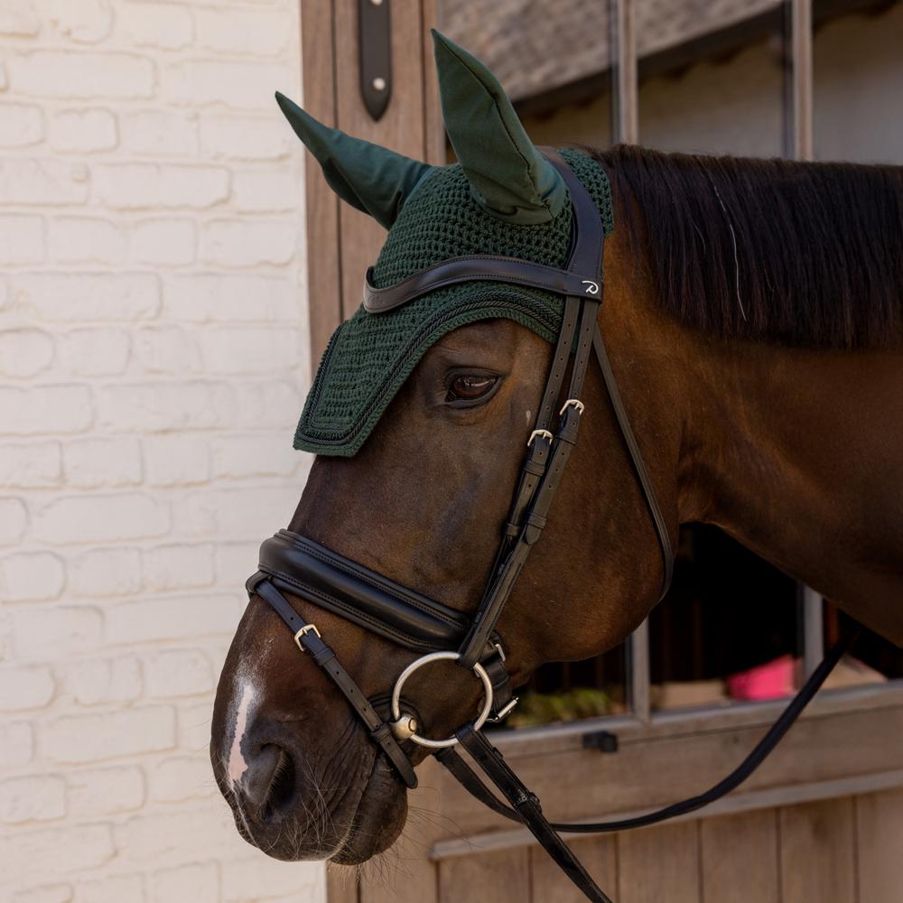 Fly Veil Wellington Velvet Mini Pearls | Kentucky Horsewear | luxurious — Image 9