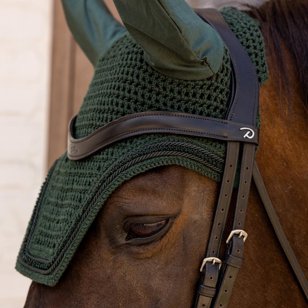 Fly Veil Wellington Velvet Mini Pearls | Kentucky Horsewear | luxurious — Image 15