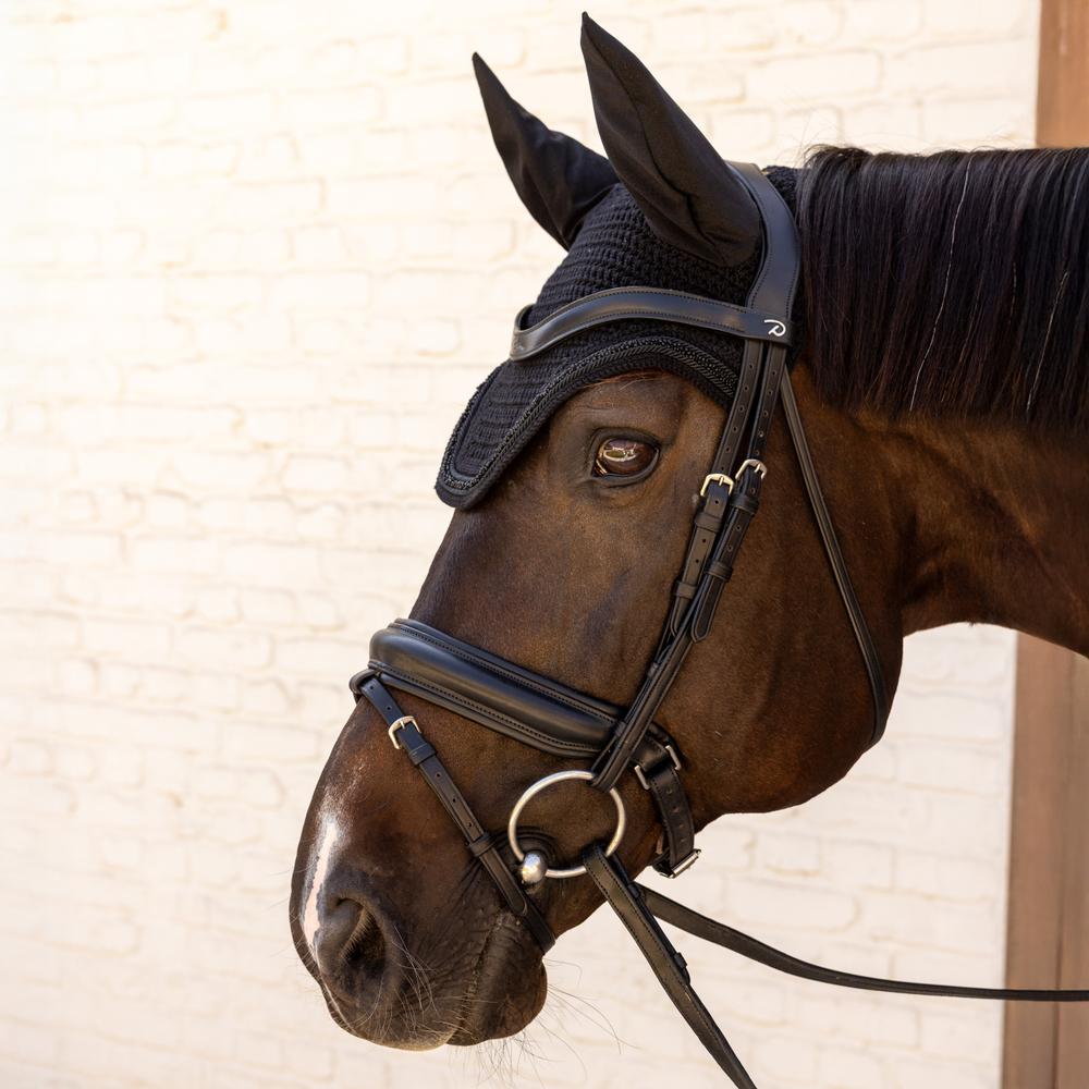 Fly Veil Wellington Velvet Mini Pearls | Kentucky Horsewear | luxurious — Image 3