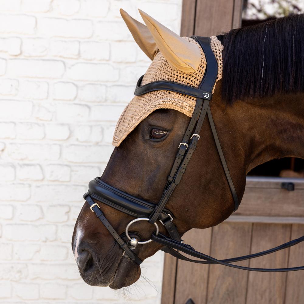 Fly Veil Wellington Velvet Mini Pearls | Kentucky Horsewear | luxurious — Image 10