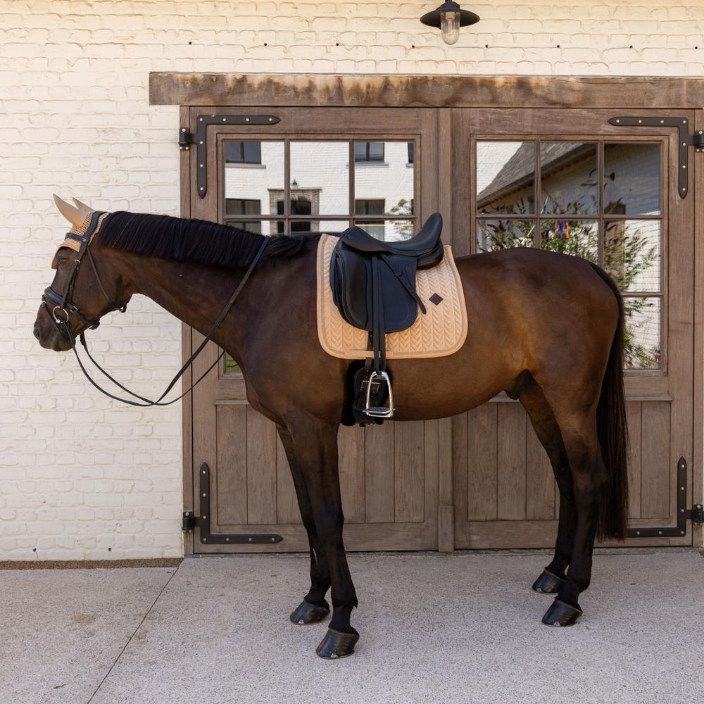 Fly Veil Wellington Velvet Mini Pearls | Kentucky Horsewear | luxurious — Image 17