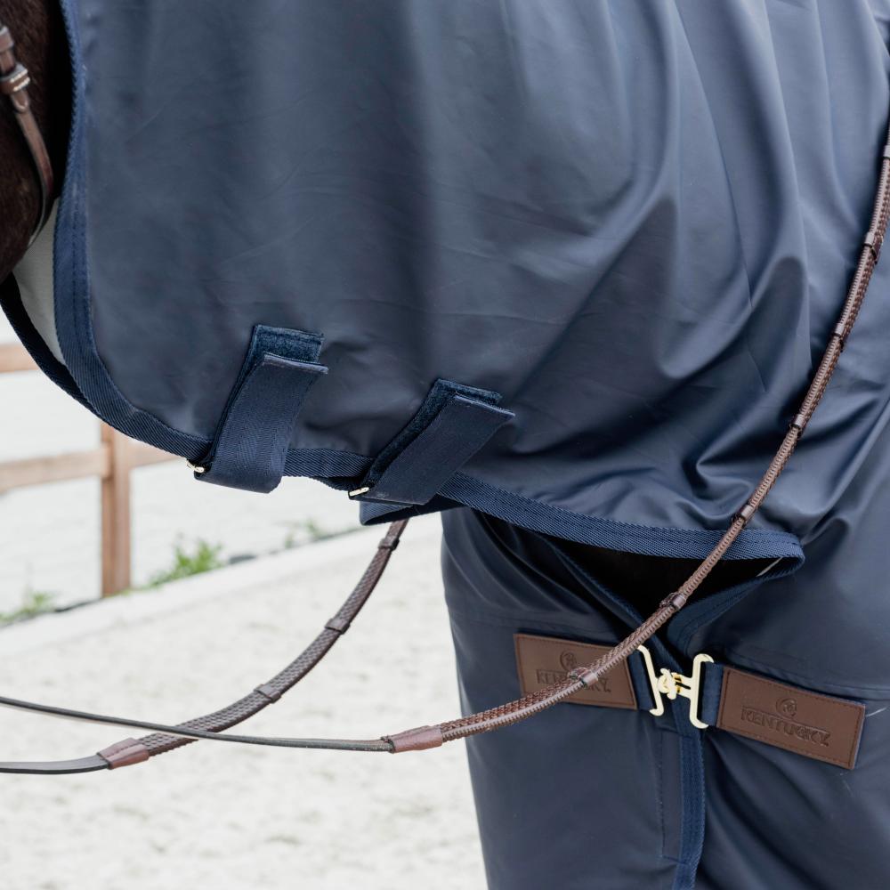 Horse Raincoat Hurricane with stirrup holes | Kentucky Horsewear | Waterproof — Image 5