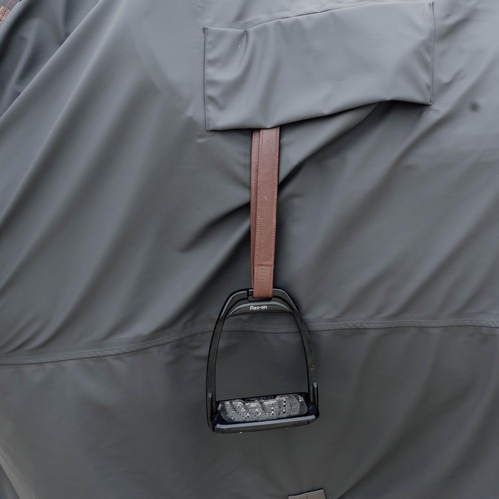 Horse Raincoat Hurricane with stirrup holes | Kentucky Horsewear | Waterproof — Image 12