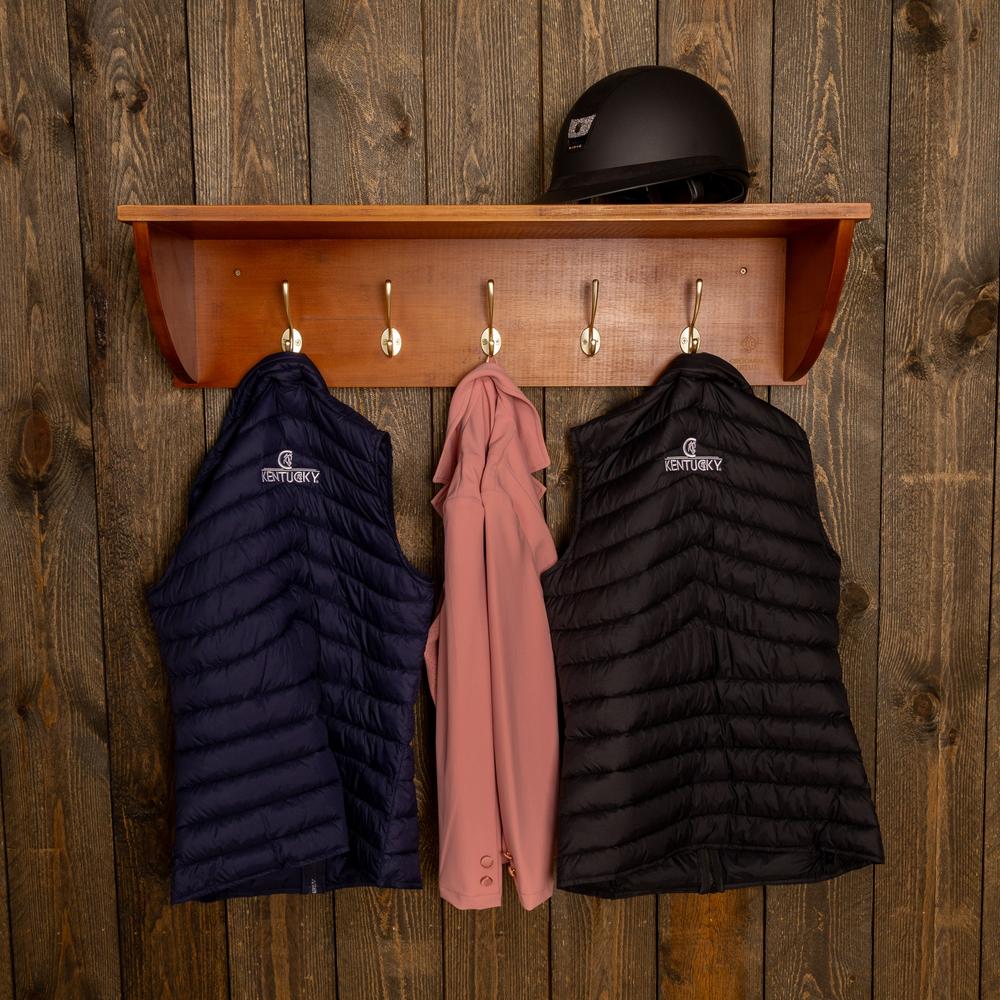 Helmet Shelf with Rack & 5 hooks | Grooming Deluxe | Durable — Image 2