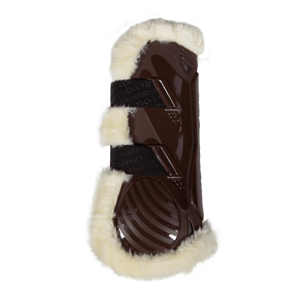 Vegan Sheepskin Tendon Boots Velcro | Kentucky Horsewear | Comfort — Image 2