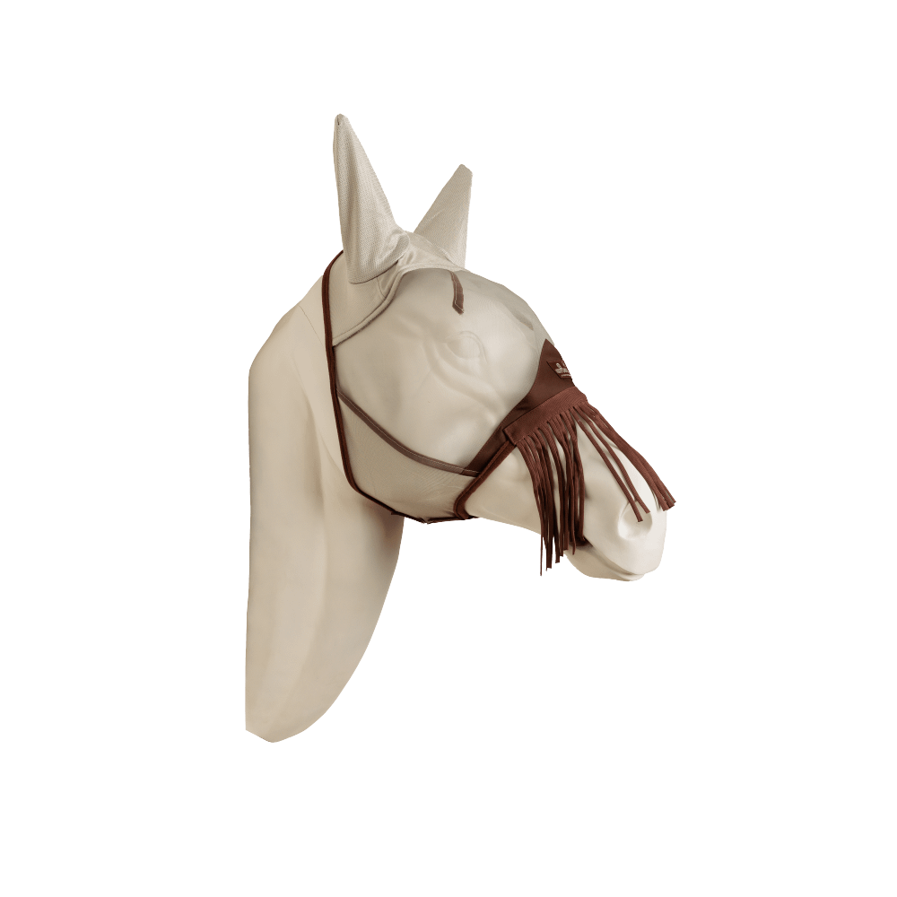 Fly mask classic with ears & nose tassels | Kentucky Horsewear | Comfort