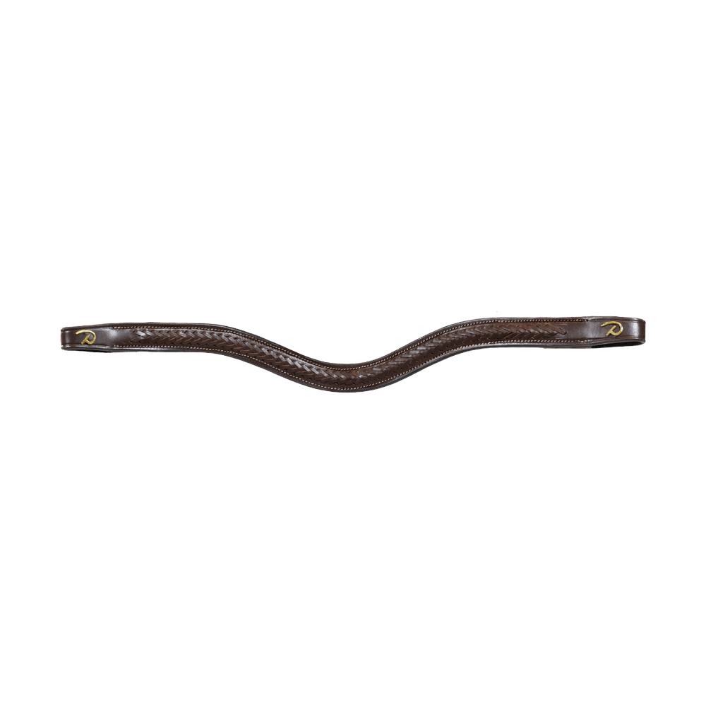 Laced V-Shaped Browband | Dy'on | Luxury Leather — Image 3