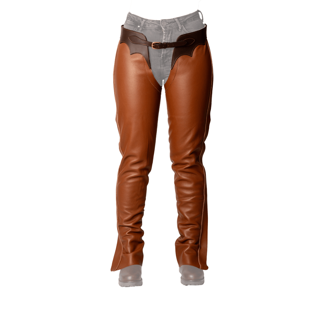 Leather Long Chaps | Dy'on | durable — Image 5