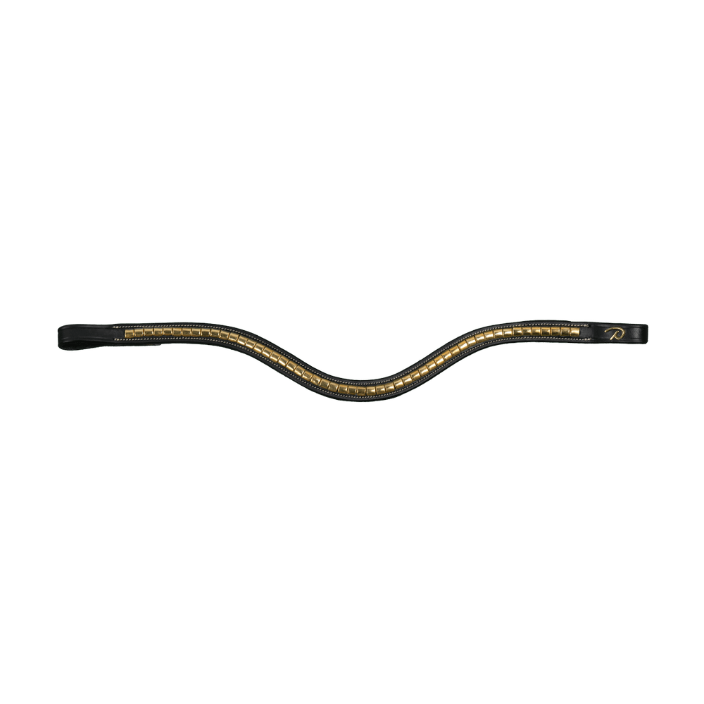 Brass Clincher V-Shaped Browband | Dy'on | elegance — Image 3