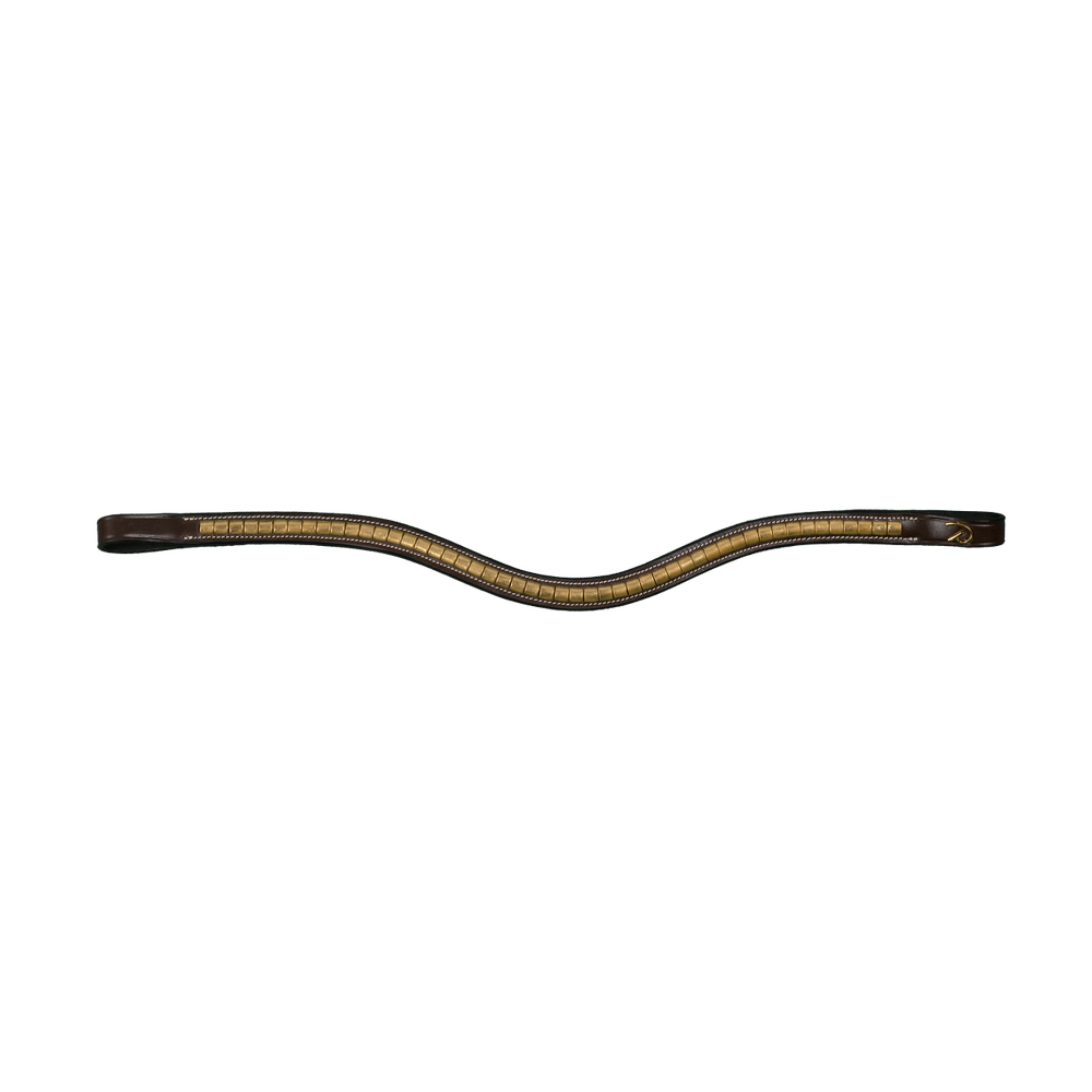 Brass Clincher V-Shaped Browband | Dy'on | elegance — Image 2