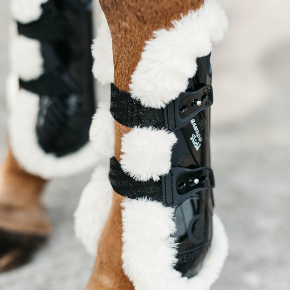 Vegan Sheepskin Tendon Boots Bamboo Elastic | Kentucky Horsewear | Eco-friendly — Image 18