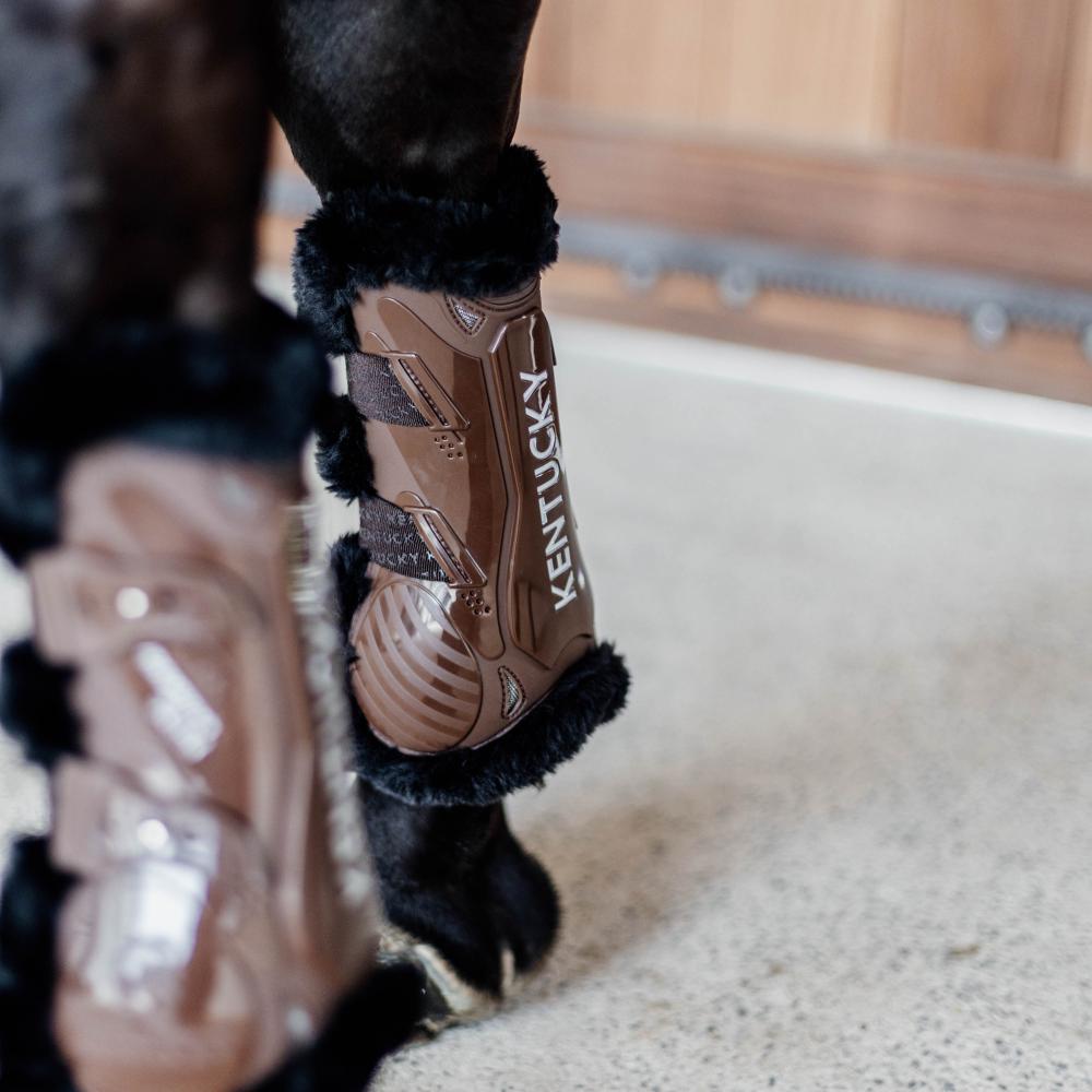 Vegan Sheepskin Tendon Boots Bamboo Elastic | Kentucky Horsewear | Eco-friendly — Image 5