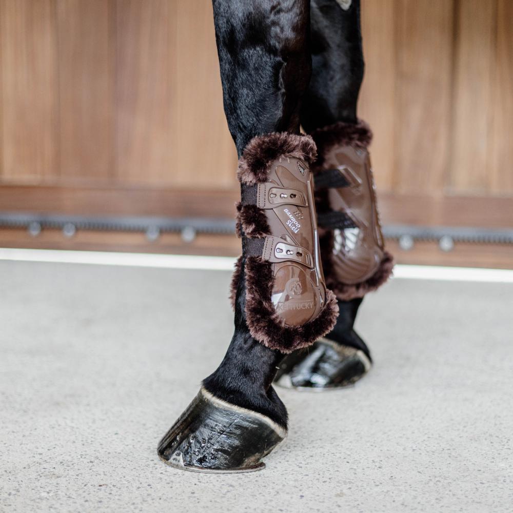 Vegan Sheepskin Tendon Boots Bamboo Elastic | Kentucky Horsewear | Eco-friendly — Image 13