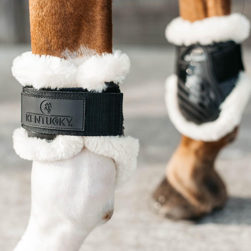 Vegan Sheepskin Young Horse Fetlock Boots | Kentucky Horsewear | Lightweight — Image 14