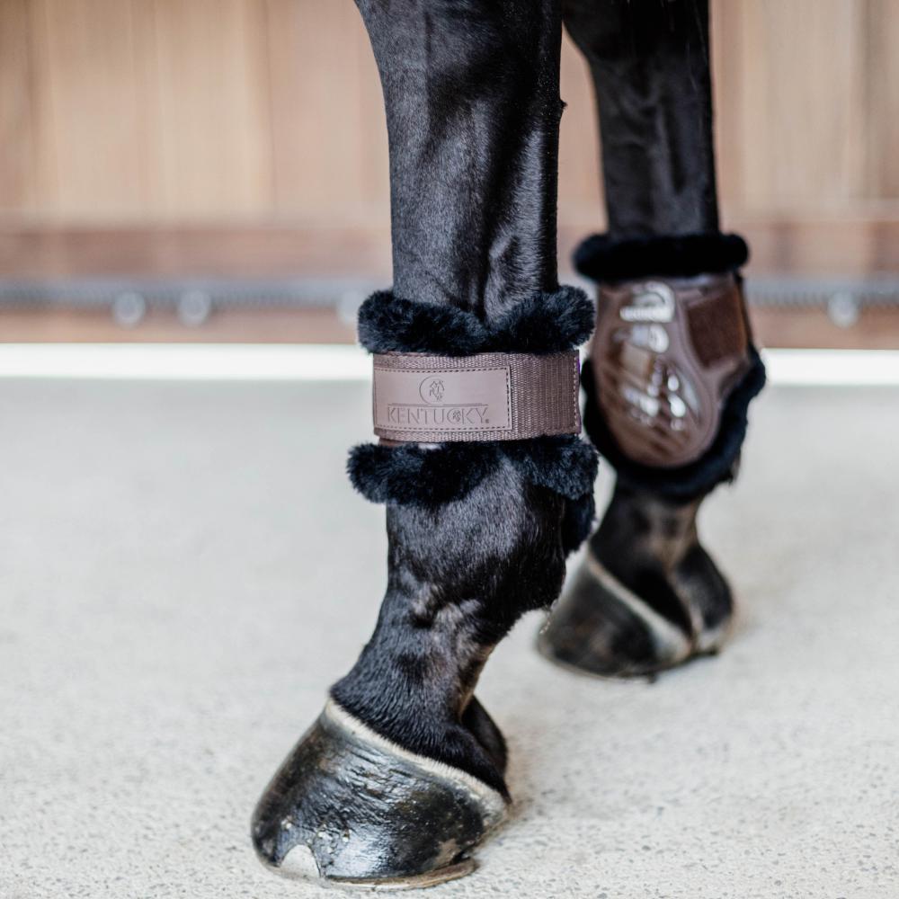 Vegan Sheepskin Young Horse Fetlock Boots | Kentucky Horsewear | Lightweight — Image 4