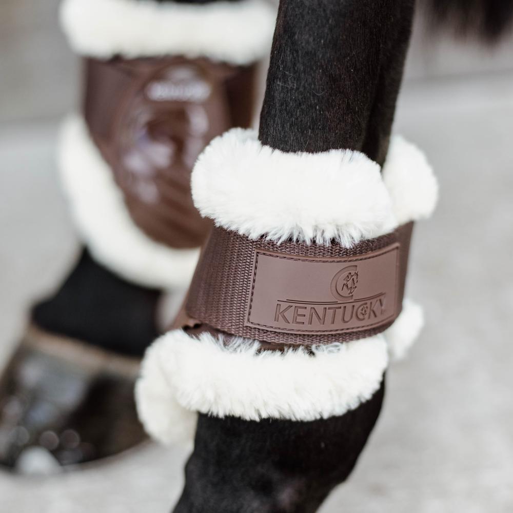 Vegan Sheepskin Young Horse Fetlock Boots | Kentucky Horsewear | Lightweight — Image 18