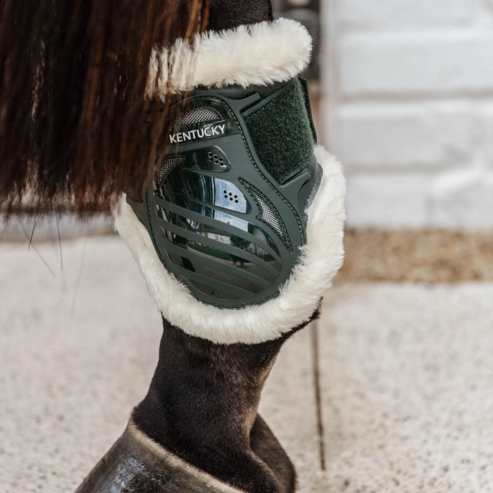 Vegan Sheepskin Young Horse Fetlock Boots | Kentucky Horsewear | Lightweight — Image 16
