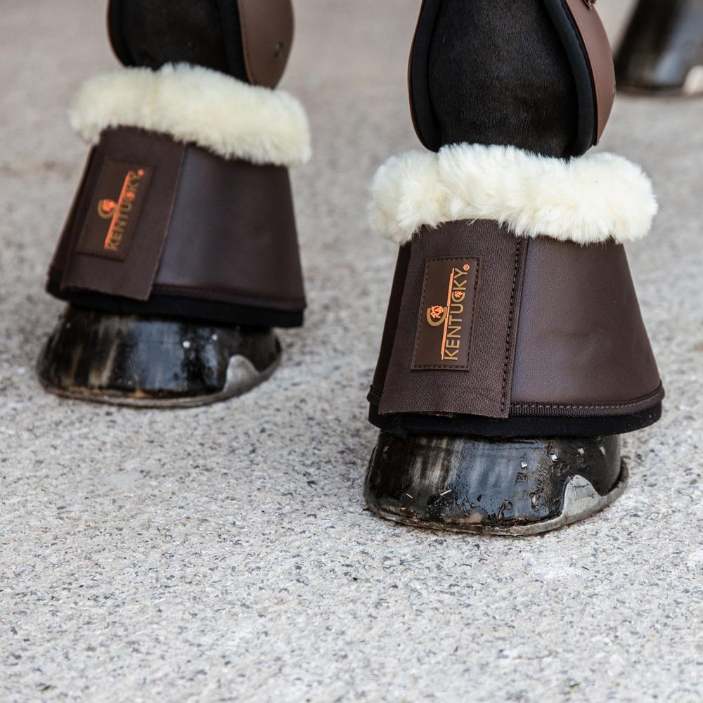 Sheepskin Leather Overreach Boots | Kentucky Horsewear | — Image 4
