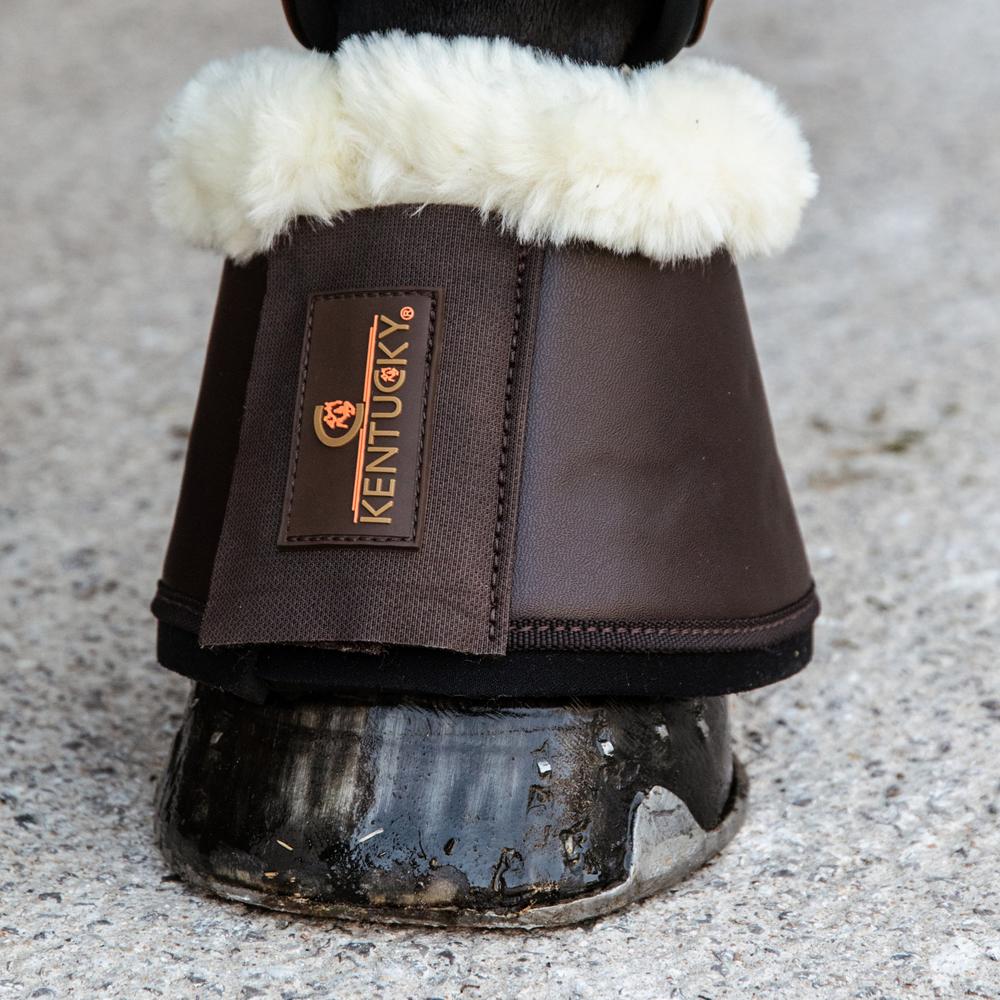 Sheepskin Leather Overreach Boots | Kentucky Horsewear | — Image 3